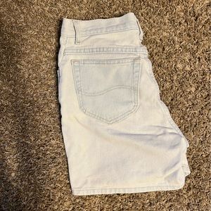 Lee vintage high waist mom jean shorts